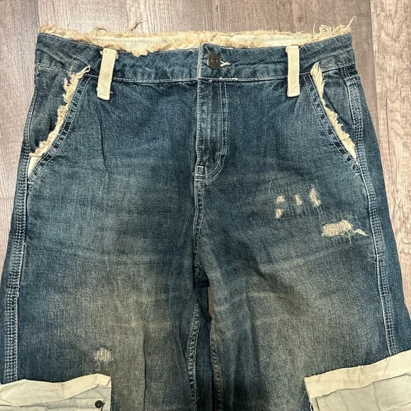 Urban Outfitters BDG Patchwork Cargo Jeans - Picture 2 of 6